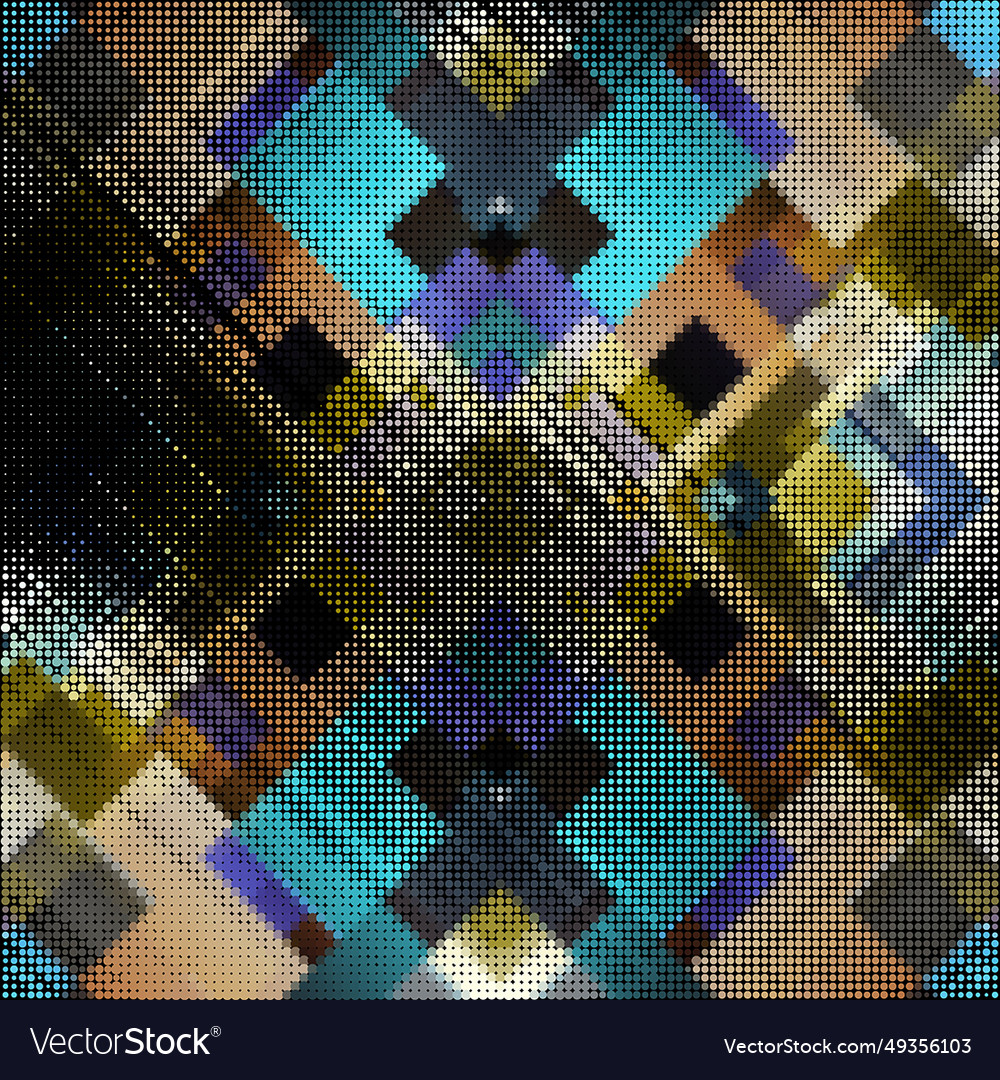Art abstract halftone dots background vector image Art abstract halftone dots background