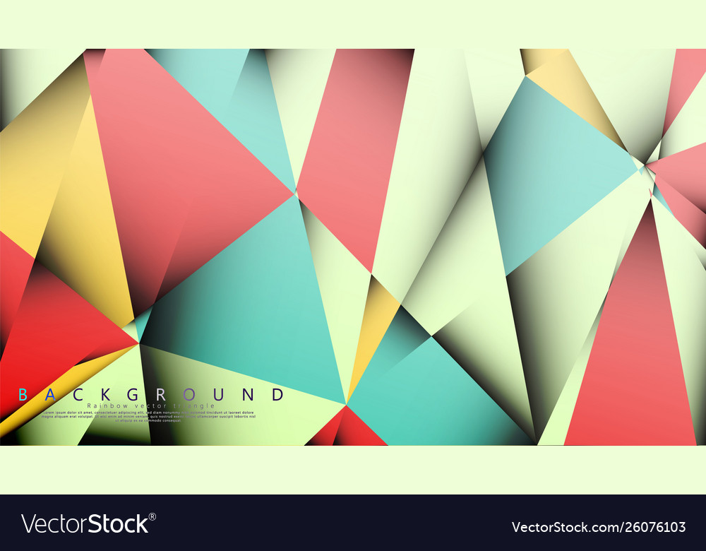 Background mosaic triangle