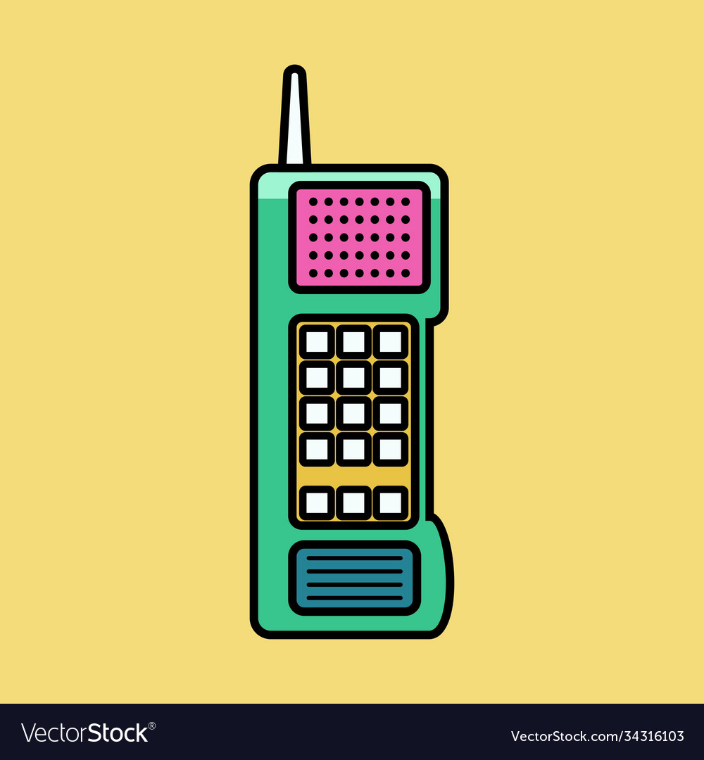 Cellular phone icon Royalty Free Vector Image - VectorStock