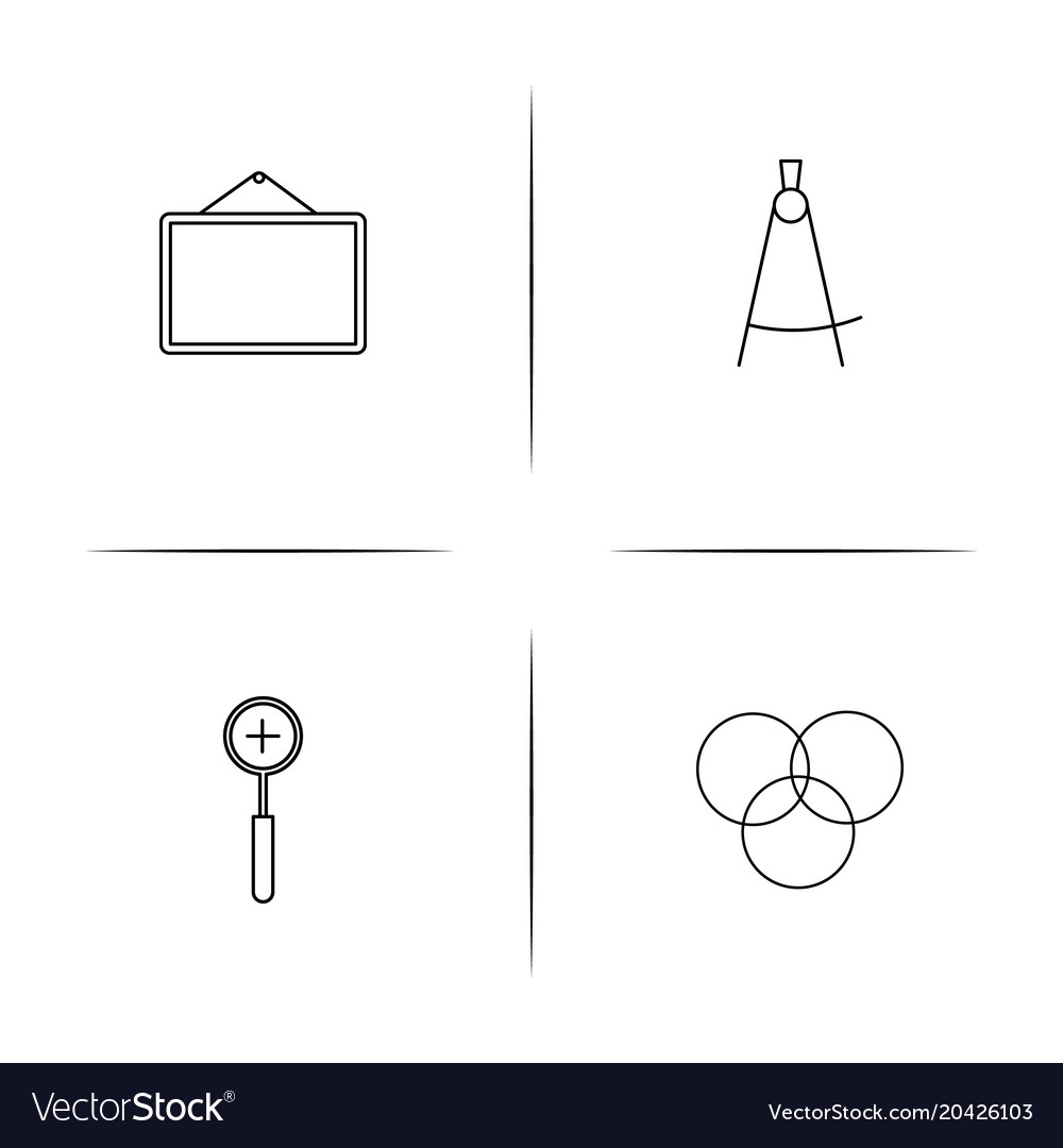 Creative process and design simple linear icon