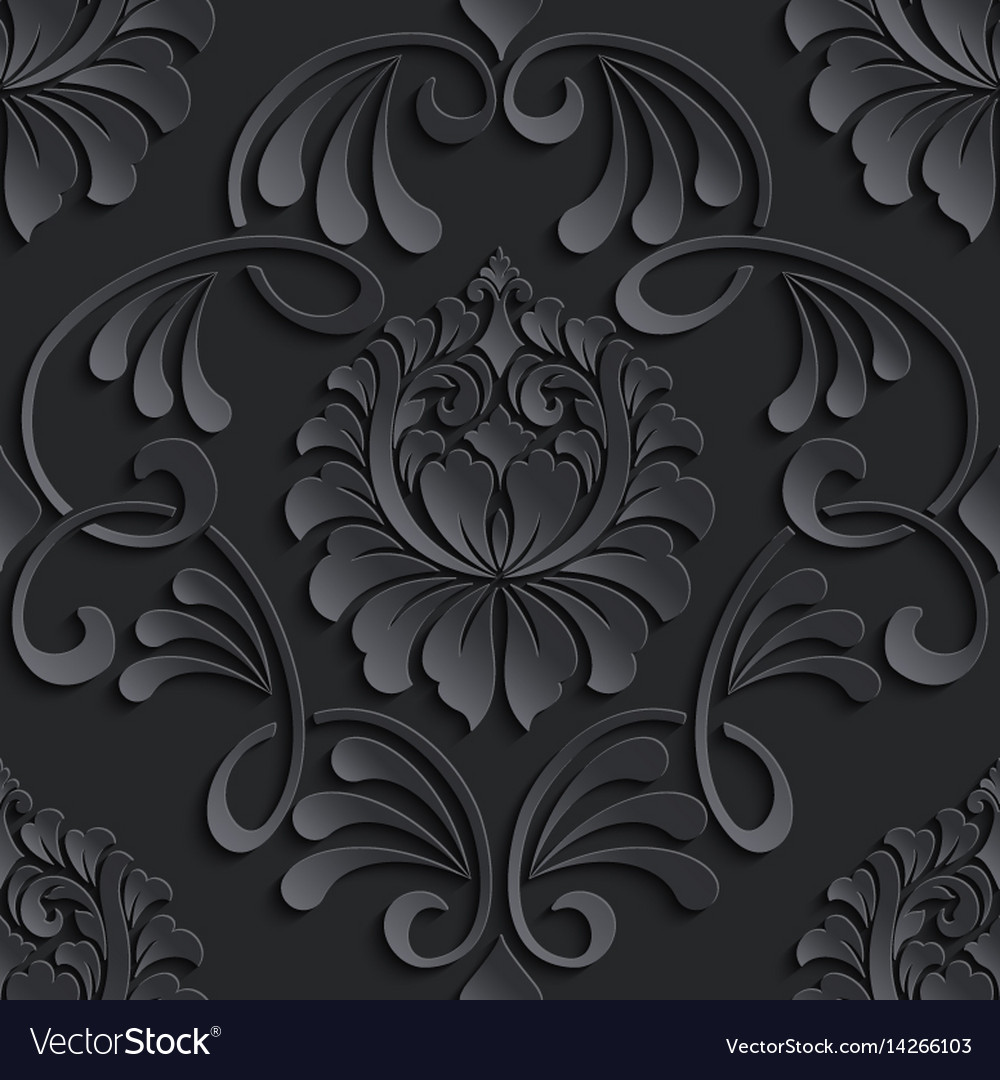 Damask seamless pattern element elegant luxury