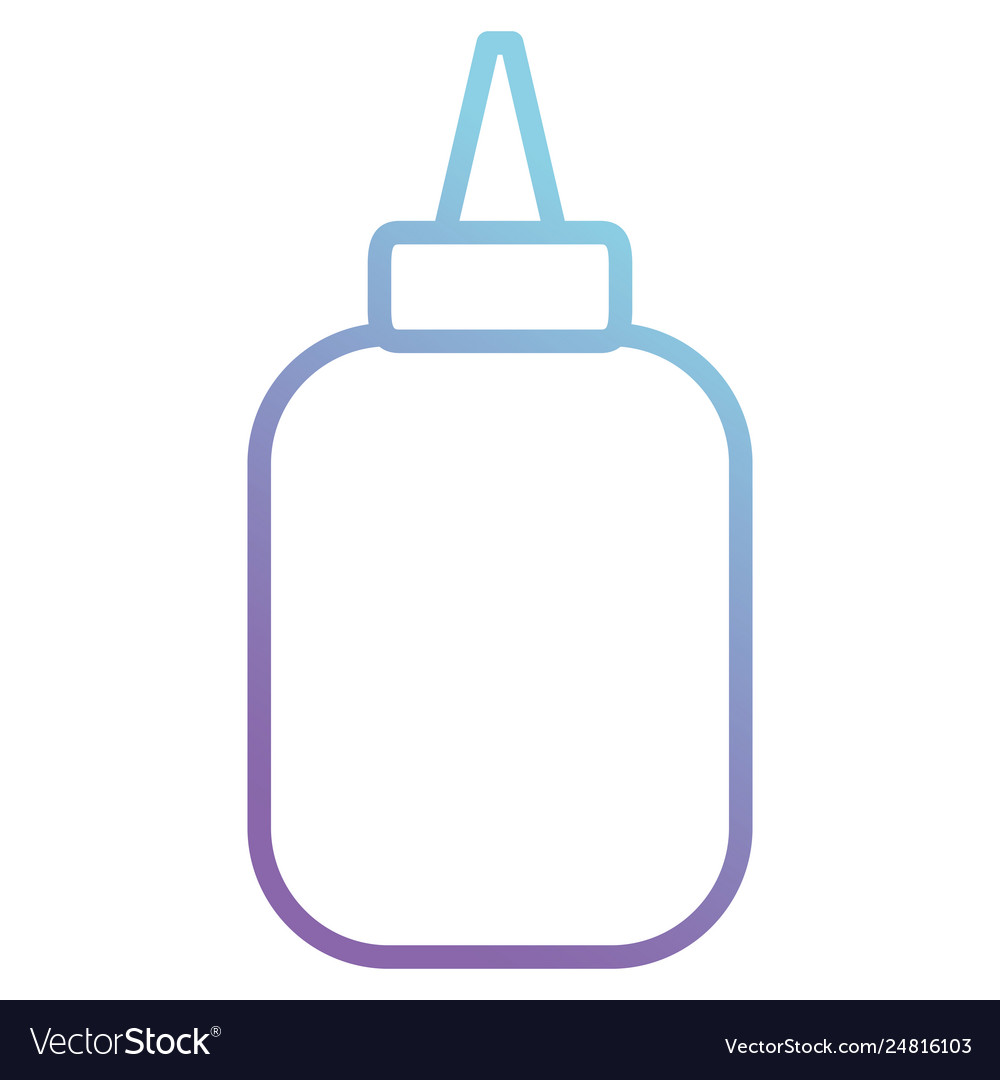 Glue bottle isolated icon