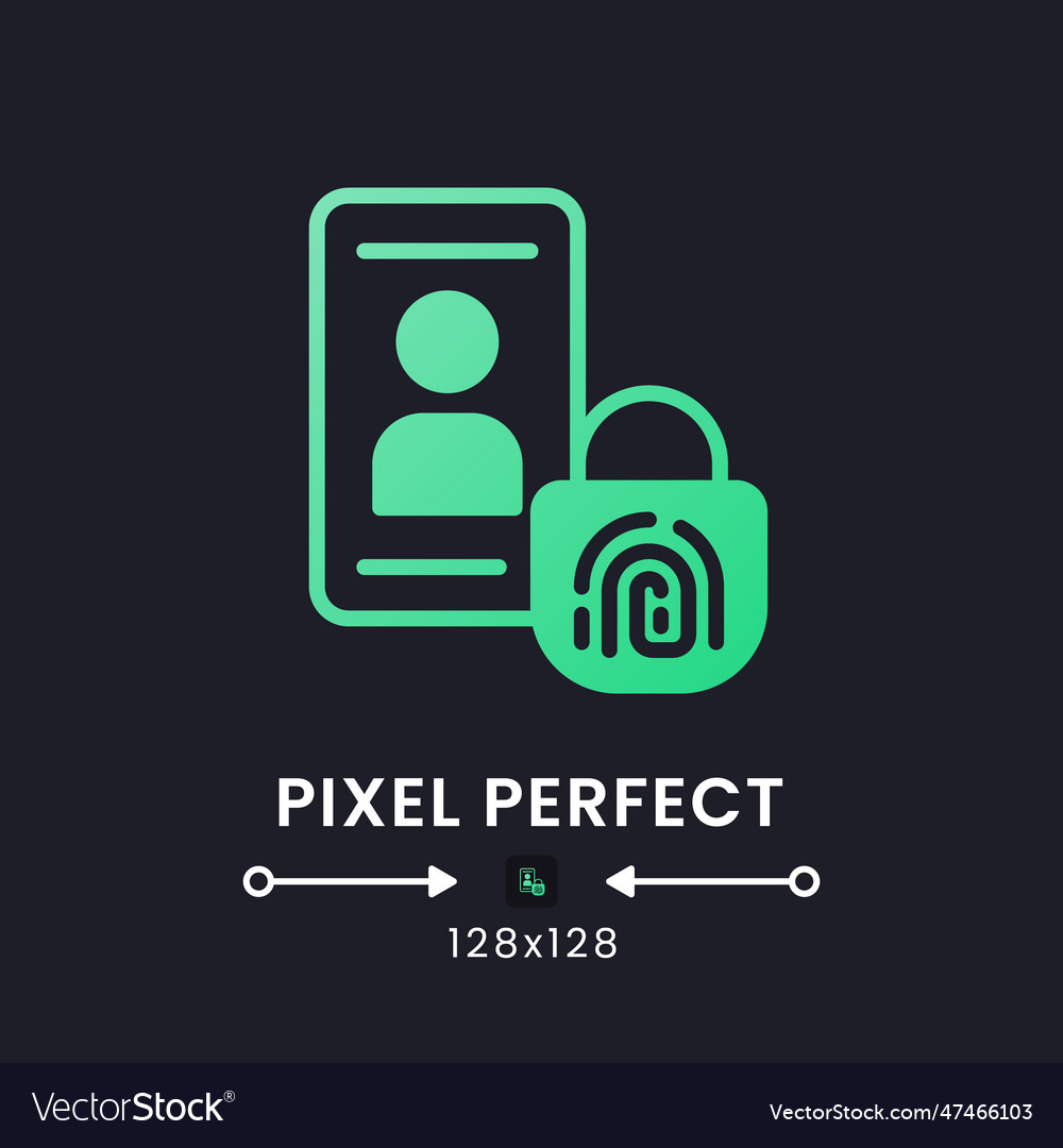 Multi-factor authentication green solid gradient