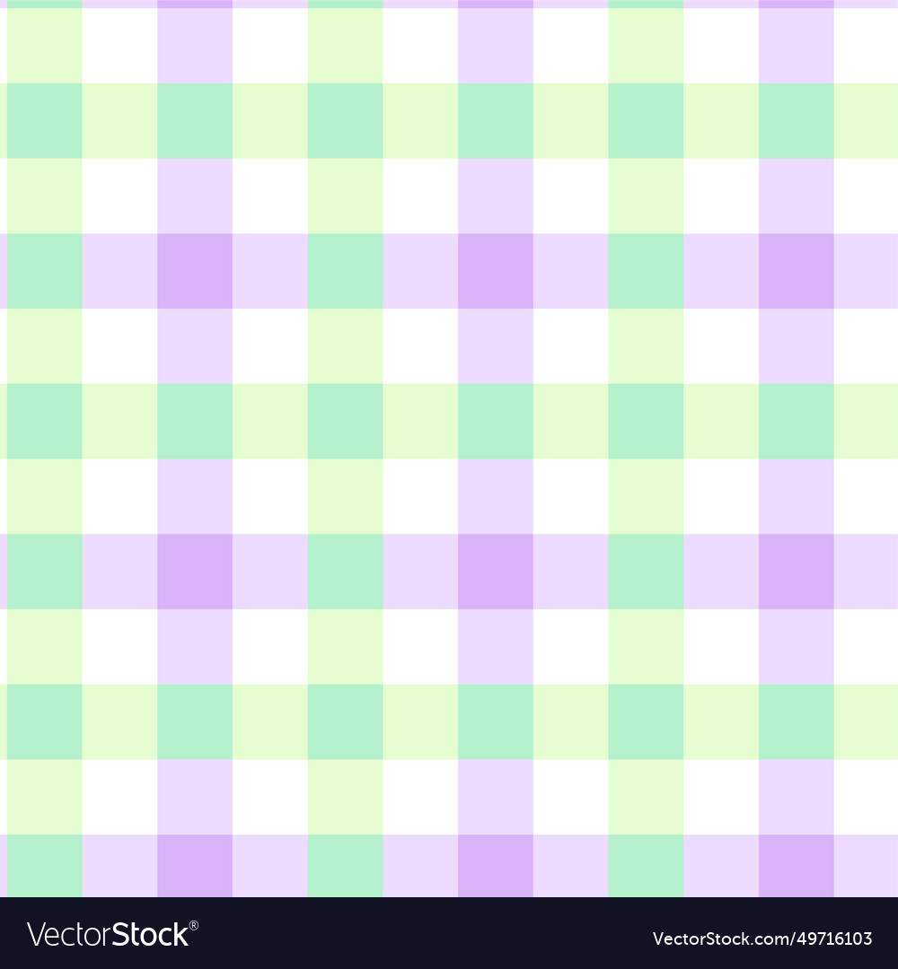 Pastel tablecloth gingham seamless pattern