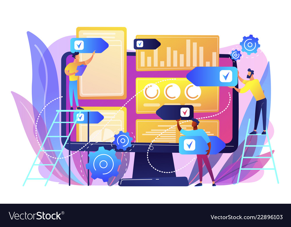 Pr strategy concept Royalty Free Vector Image - VectorStock