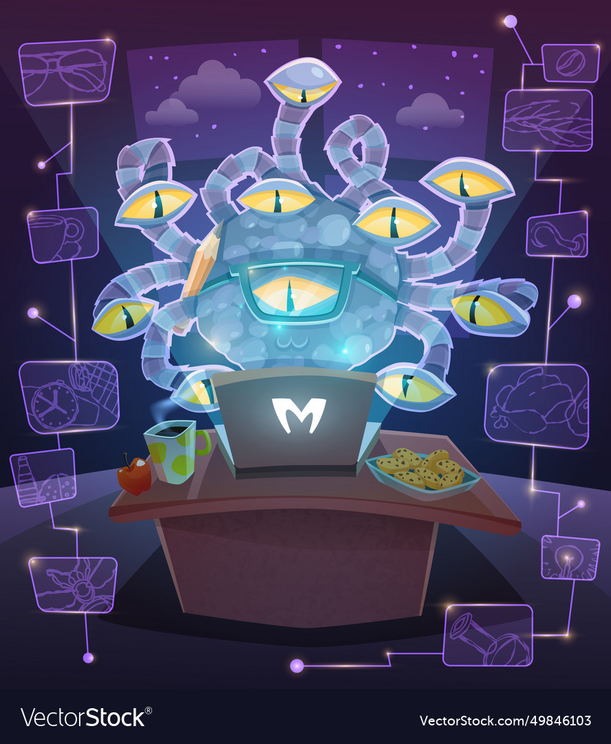 Programmer art director vector image Programmer art director