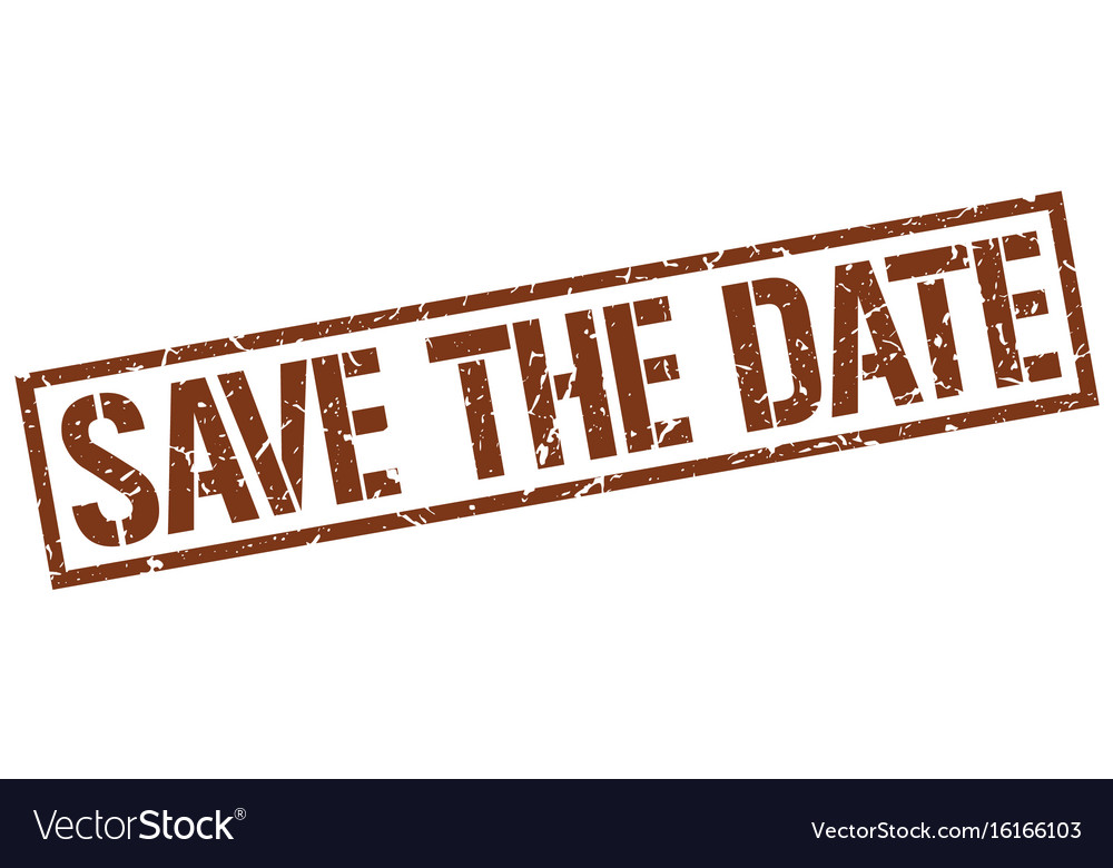 Save the date stamp