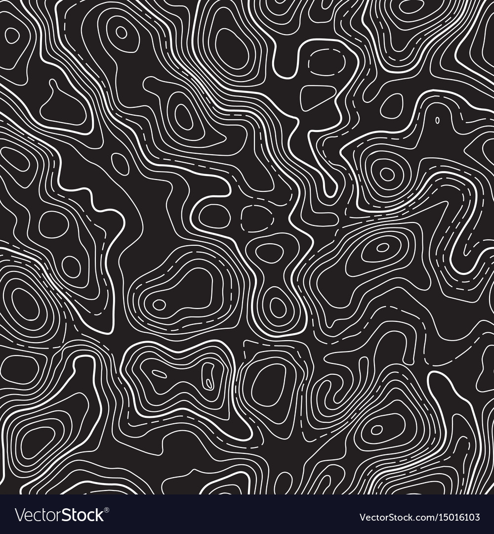 Topographic Contour Pattern