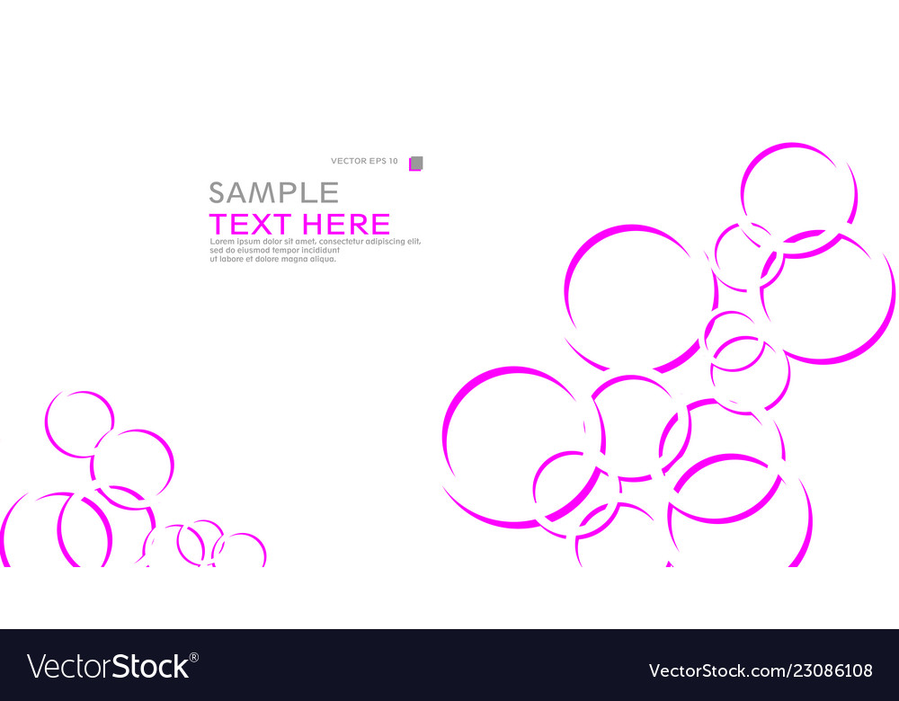 Abstract background with circles