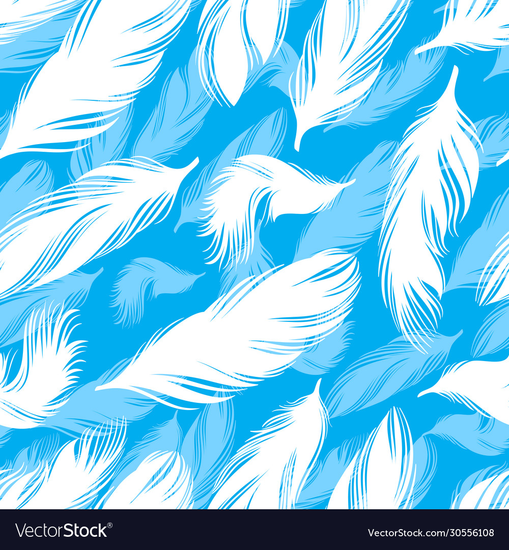 Blue feathers