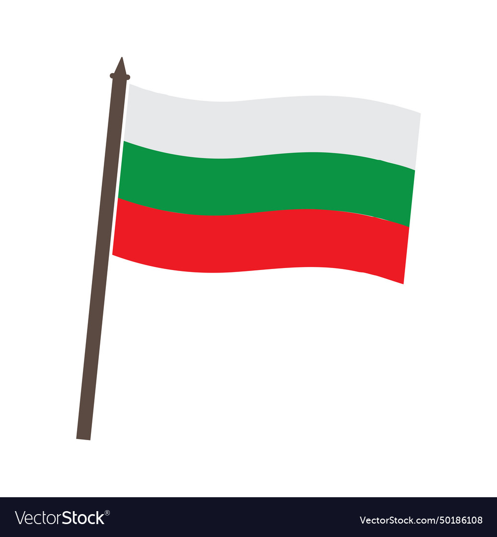 Bulgarian flag icon Royalty Free Vector Image - VectorStock