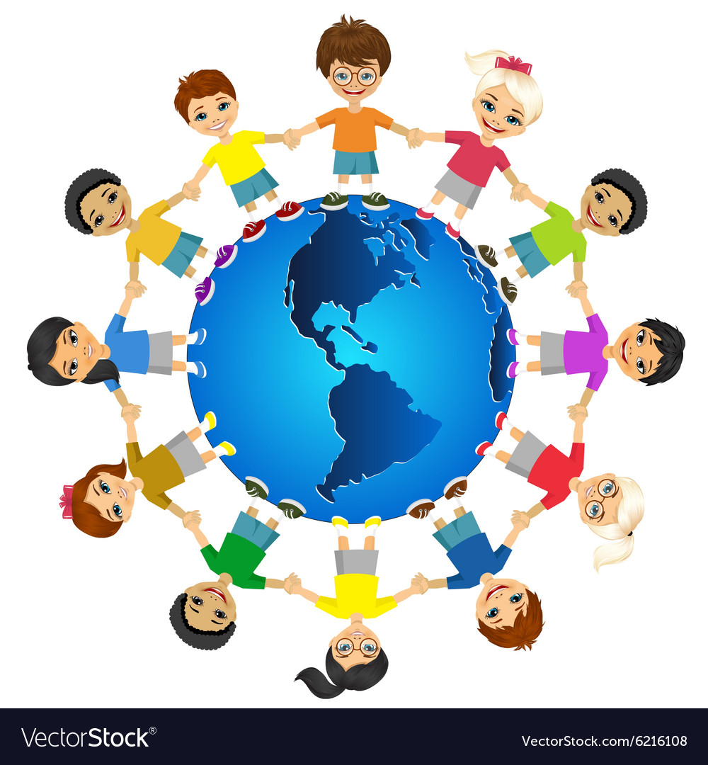 Children of the world Royalty Free Vector Image