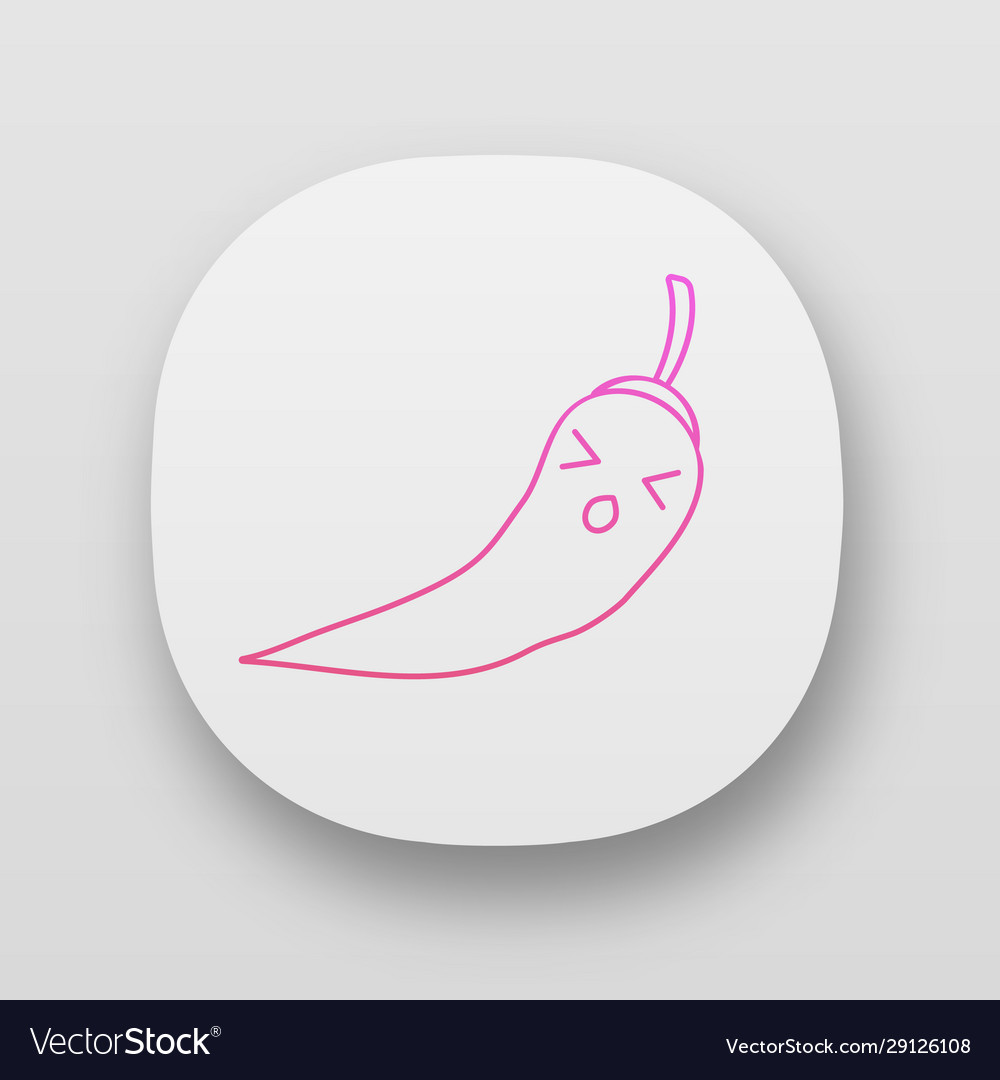 Chilli cute kawaii app character