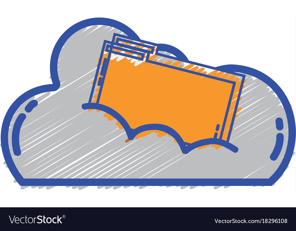 Cloud data with digital folder file