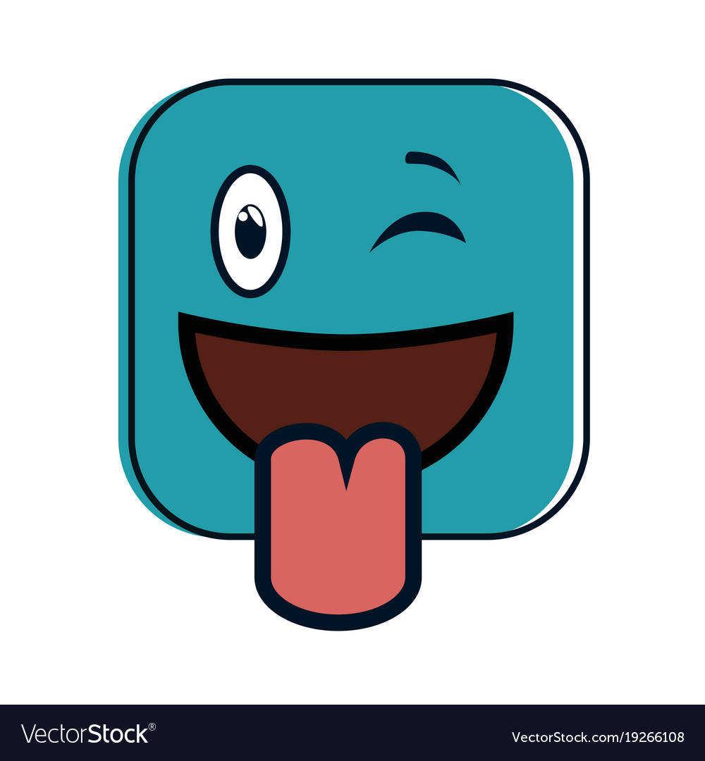 Crazy emoji Royalty Free Vector Image - VectorStock