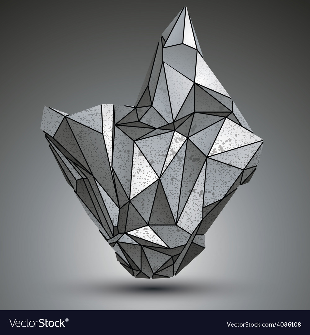 Deformed apex tech zink object 3d complex