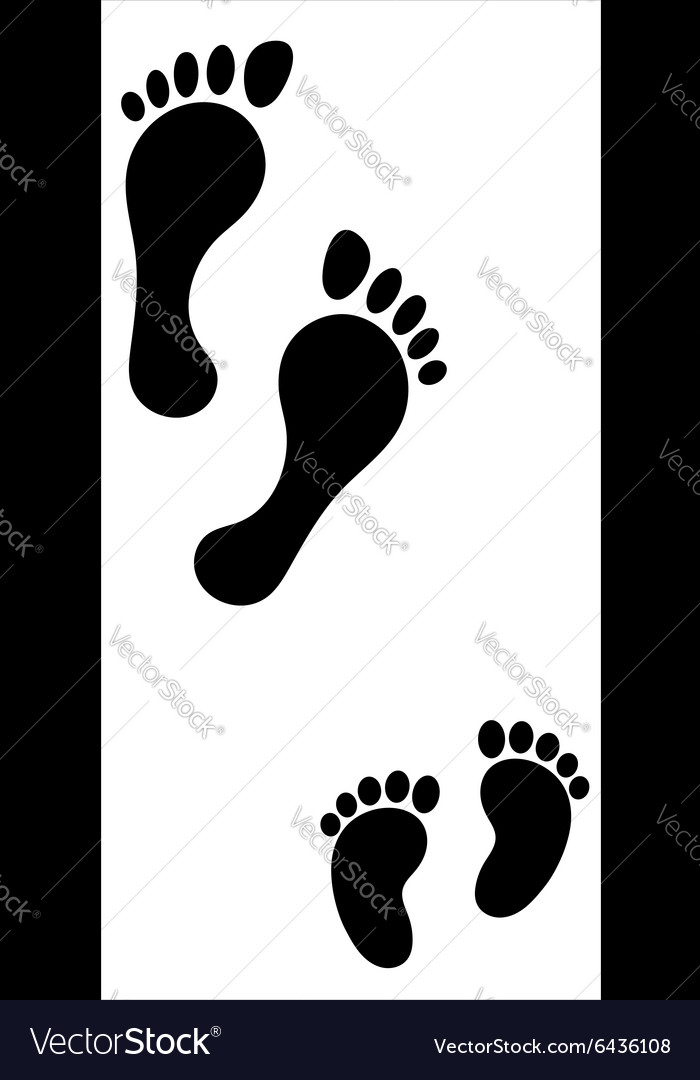 Footprint Royalty Free Vector Image - VectorStock