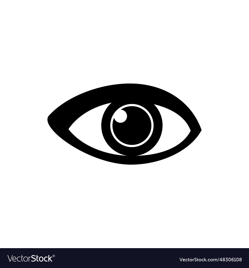 Human eye icon Royalty Free Vector Image - VectorStock