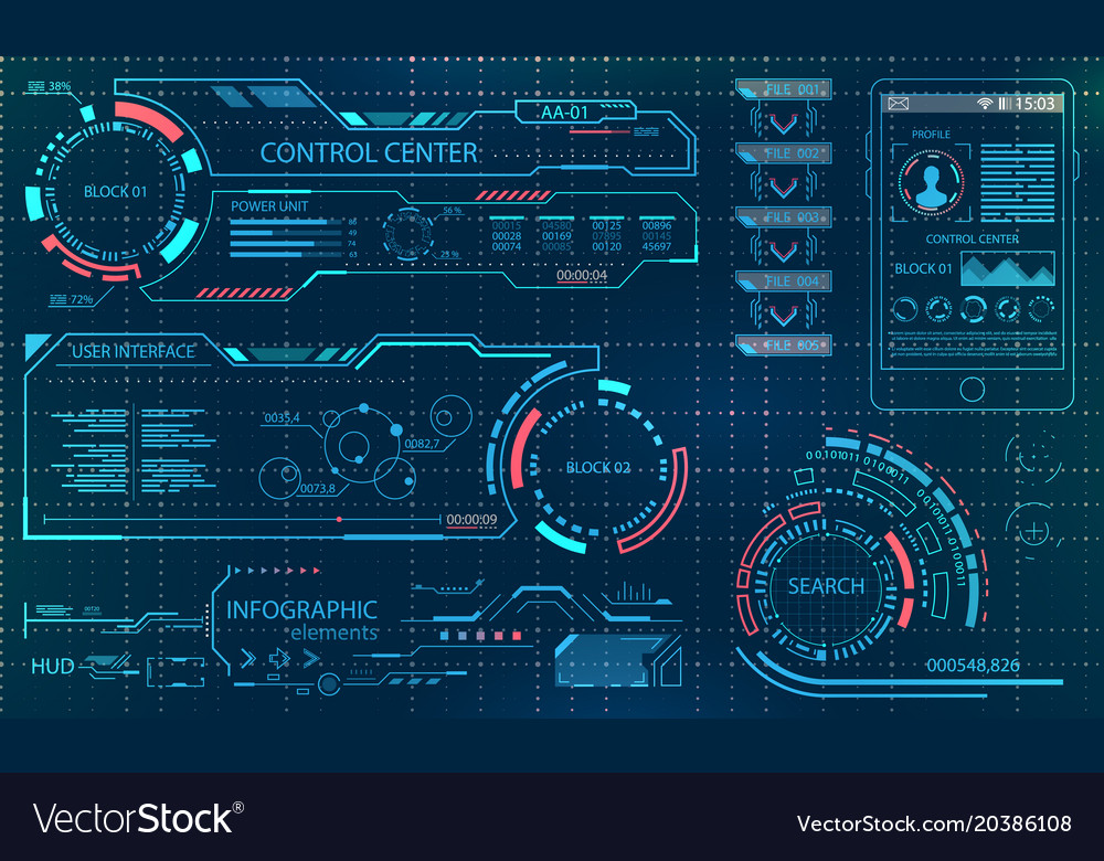 Modern Futuristic User Interface
