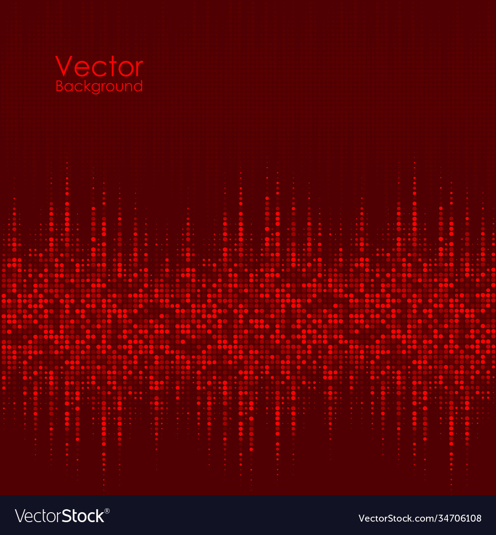 Red Dot Abstract Background