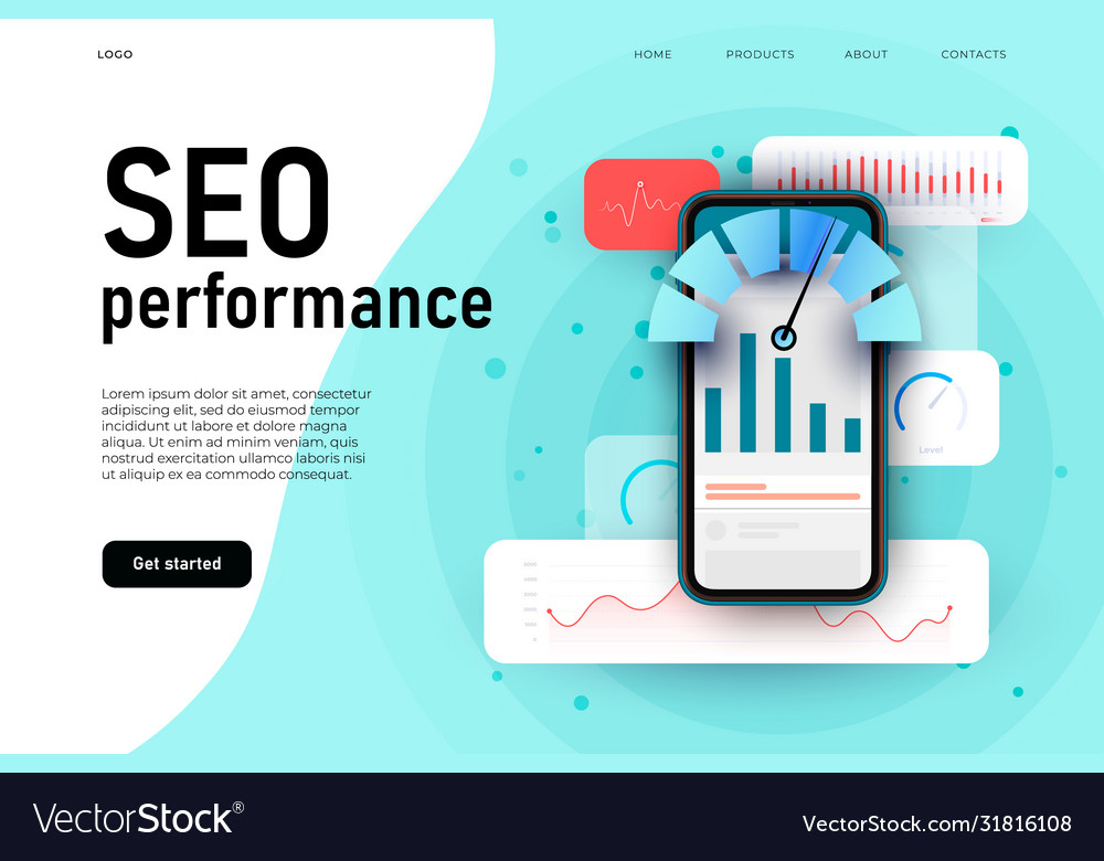 Seo performance website optimization landing page
