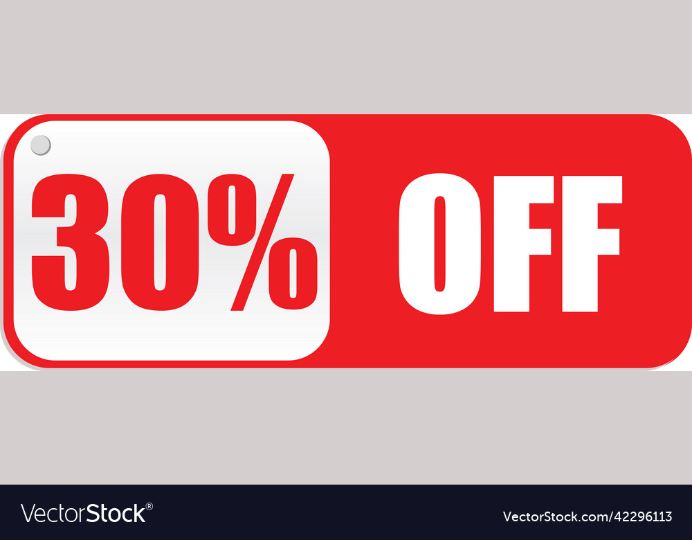 30 percentage off badge graphics