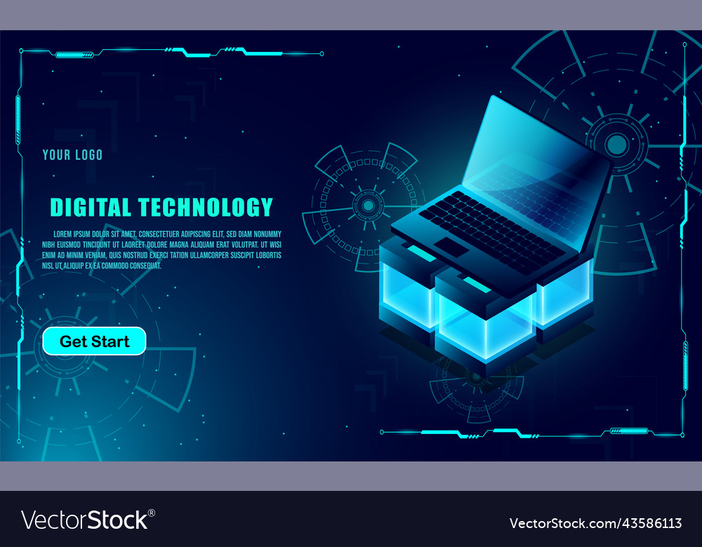 Abstract Tech Network Background