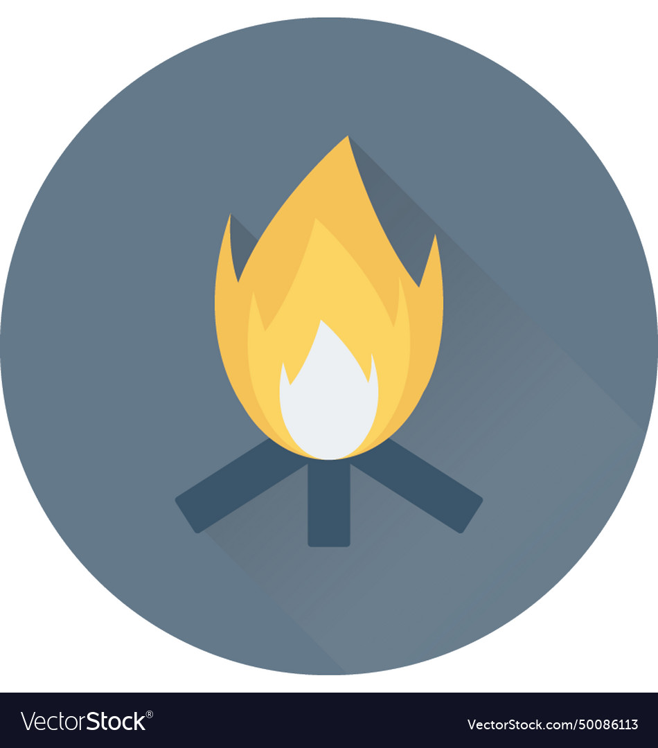 Campfire icon Royalty Free Vector Image - VectorStock