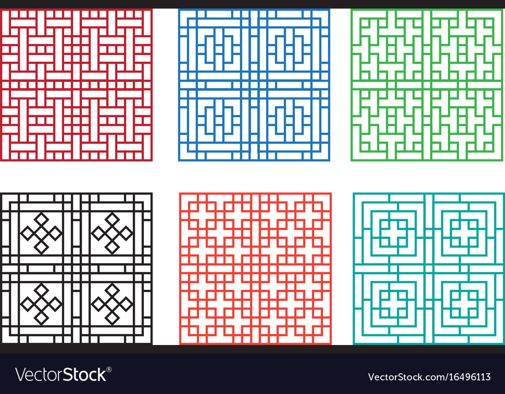 Chinese Lattice Pattern