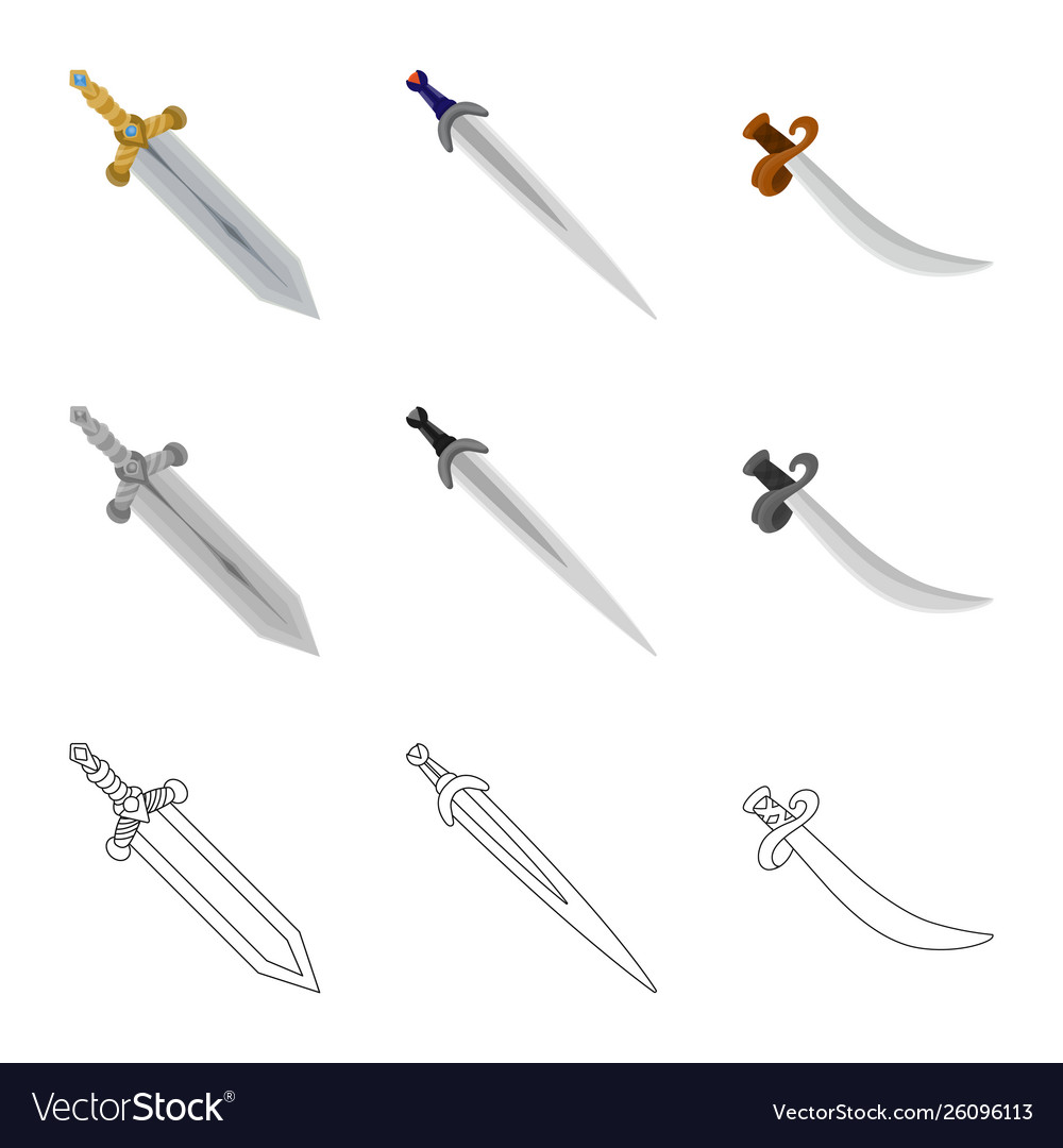 Isolated object game and armor icon set