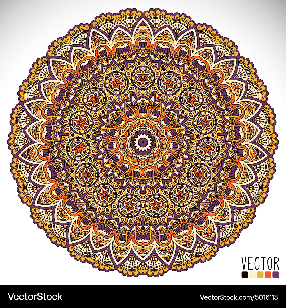 Mandala Royalty Free Vector Image - VectorStock