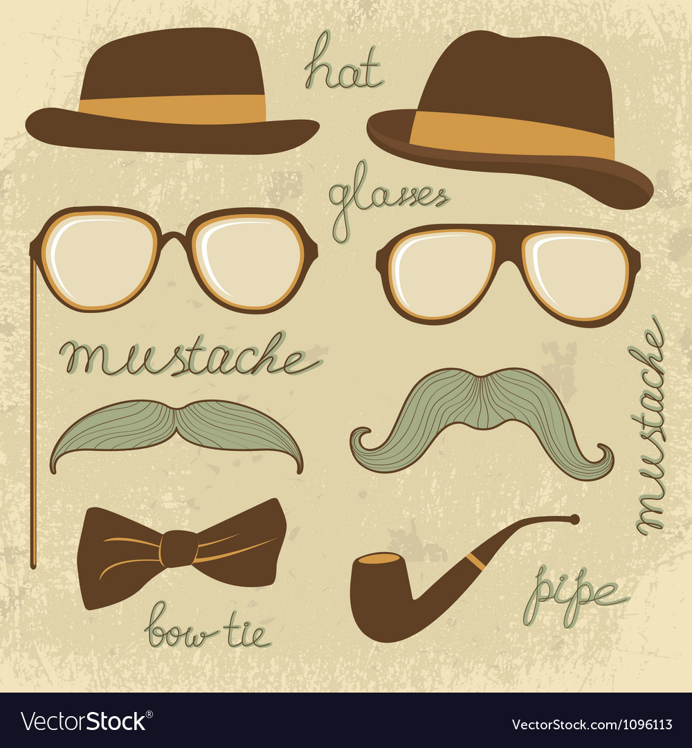 Mustache party Royalty Free Vector Image - VectorStock