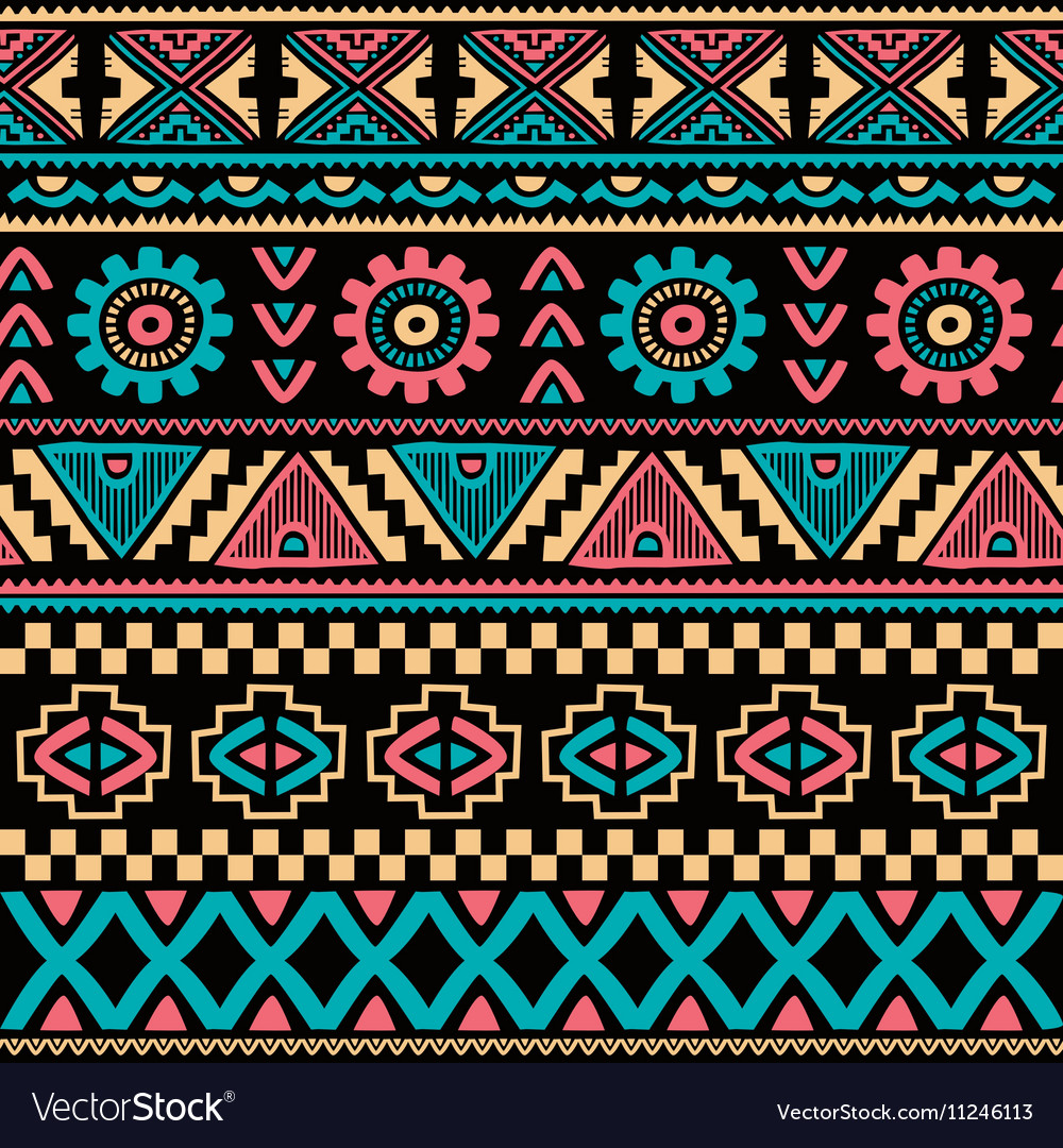 Native ethnic seamless pattern Royalty Free Vector Image