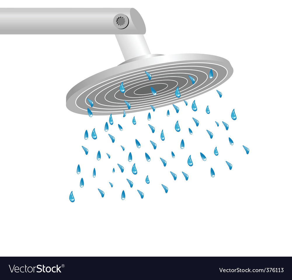 Shower Royalty Free Vector Image - VectorStock