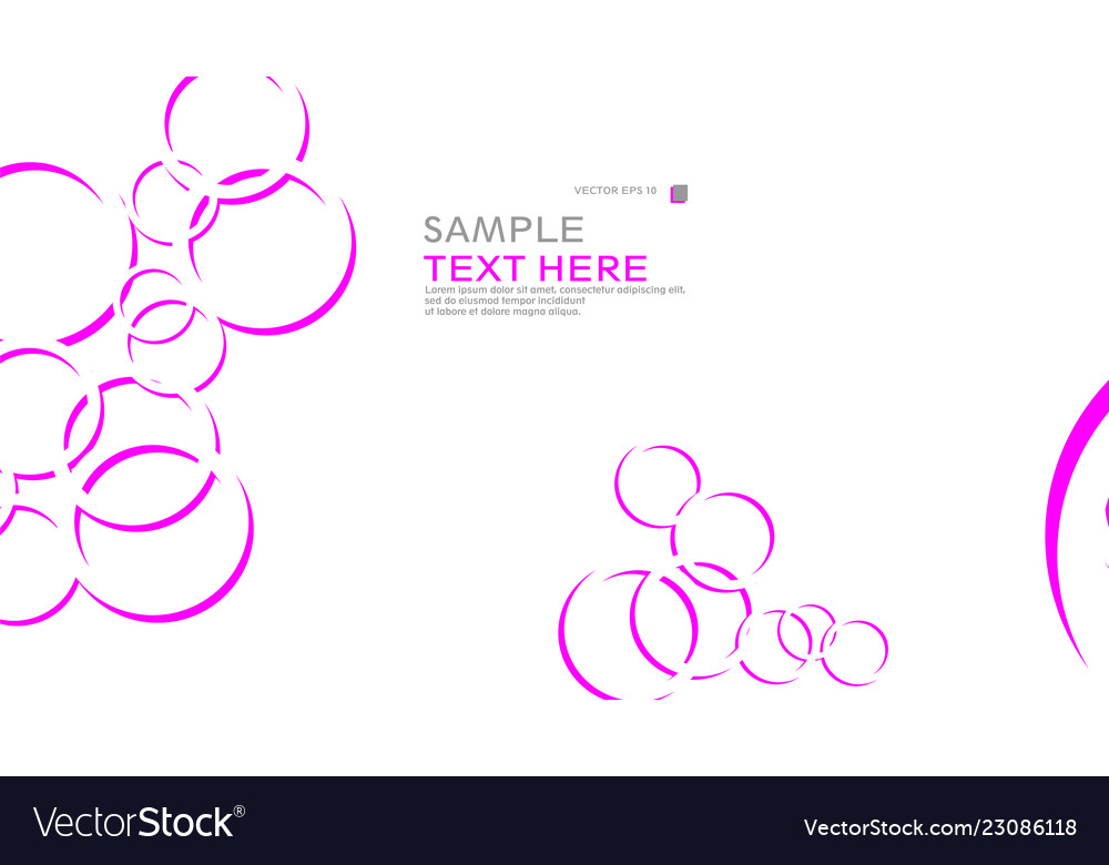 Abstract background with circles
