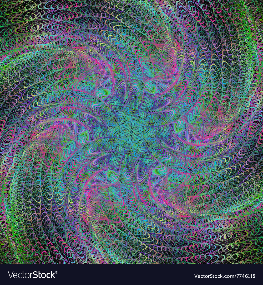 Abstract shiny colorful fractal design background