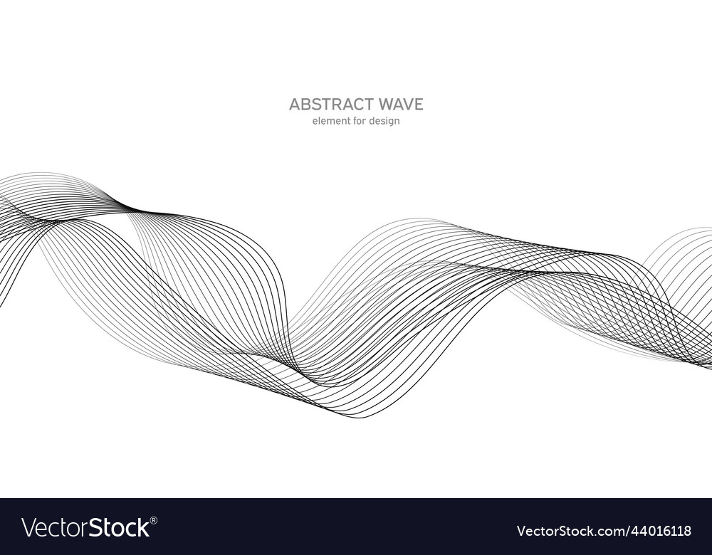Abstract wave element for design digital vector image Abstract wave element for design digital