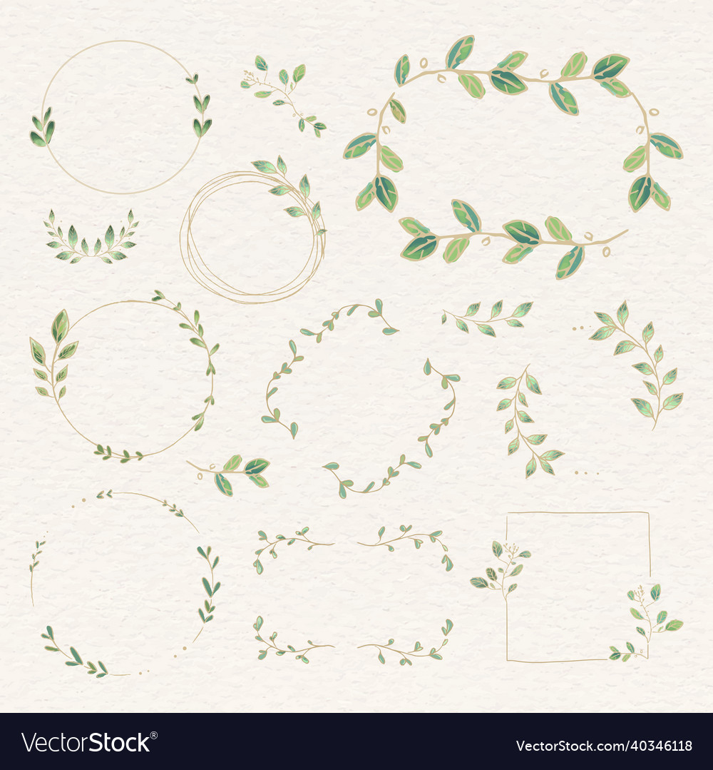 Botanical Frame Element Set