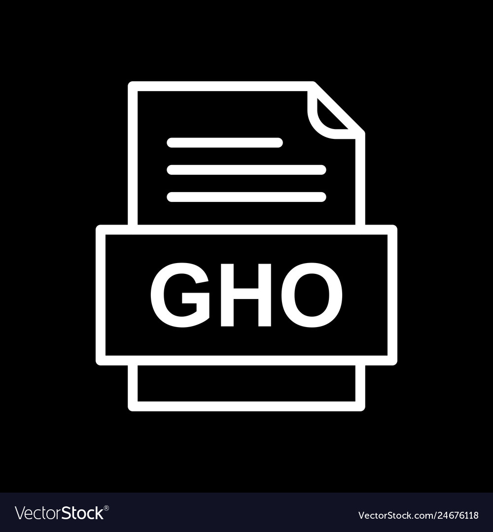 Gho file document icon
