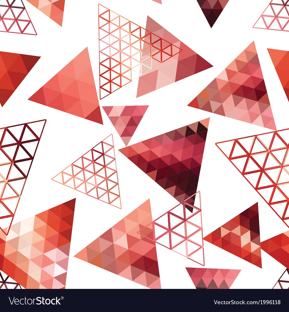 Retro pattern of geometric shapes