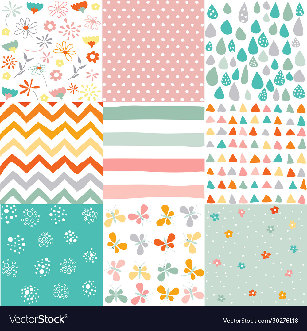 Spring Easter Floral Patterns