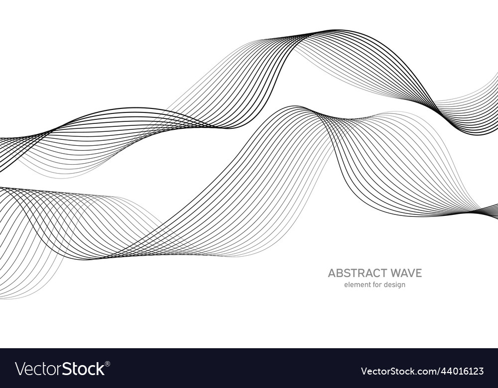 Abstract wave element for design digital vector image Abstract wave element for design digital