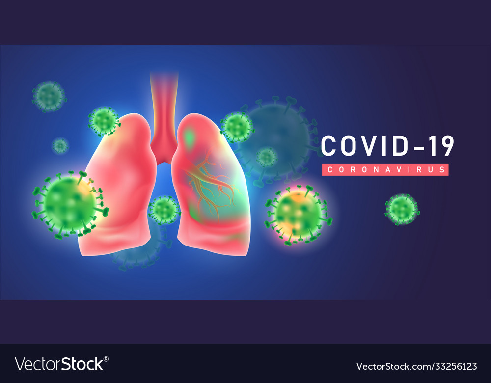 Coronavirus or covid19 background Royalty Free Vector Image