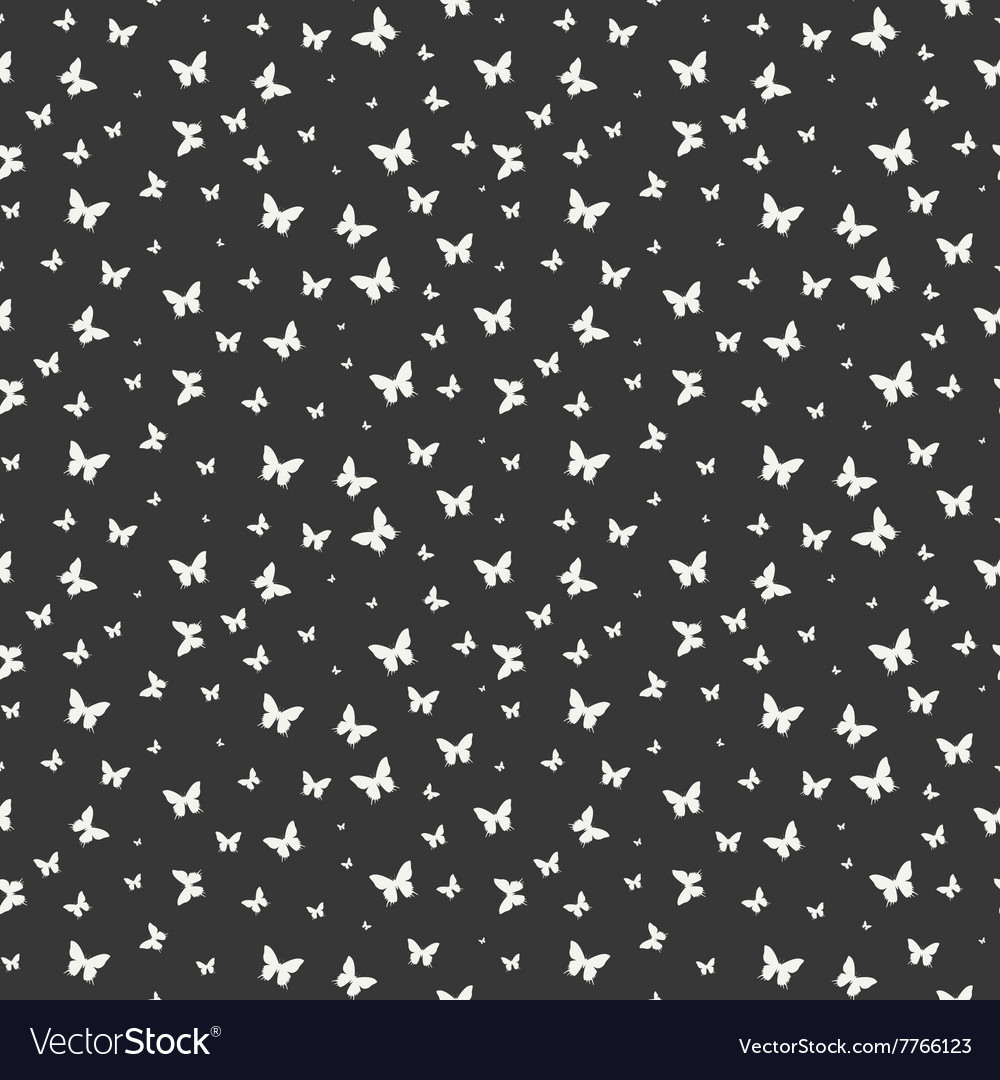Monochrome abstract seamless pattern