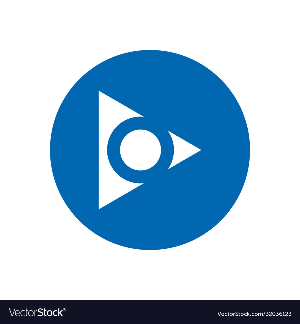 Next arrow with circle or right direction block