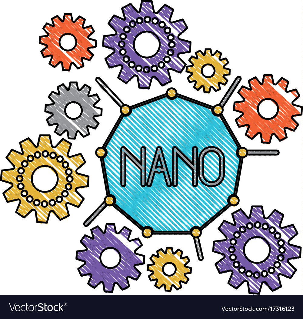 Set gear machinery around of nano molecule