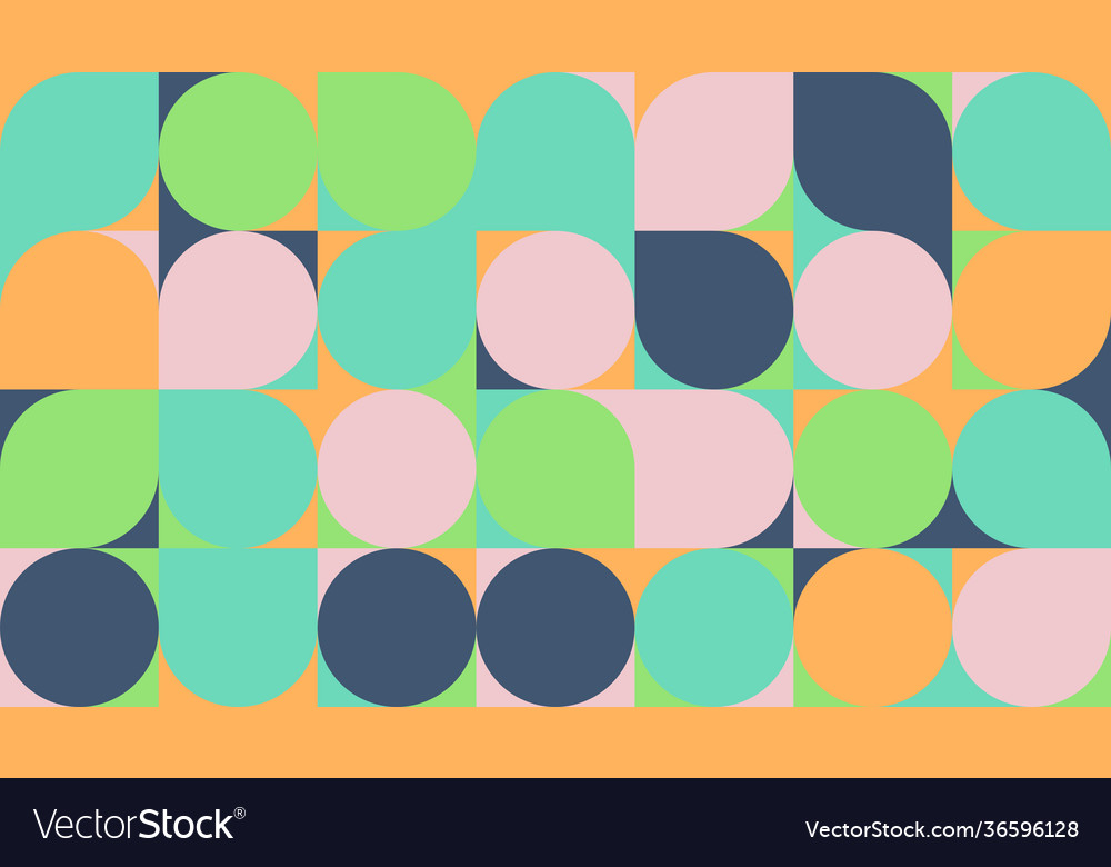 Abstract mosaic pattern design vector image Abstract mosaic pattern design