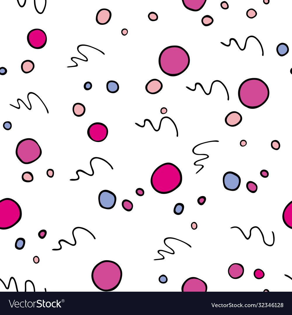 Background seamless pattern multi-colored dot