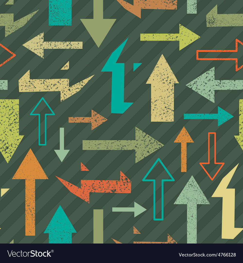 Seamless abstract background with arrows