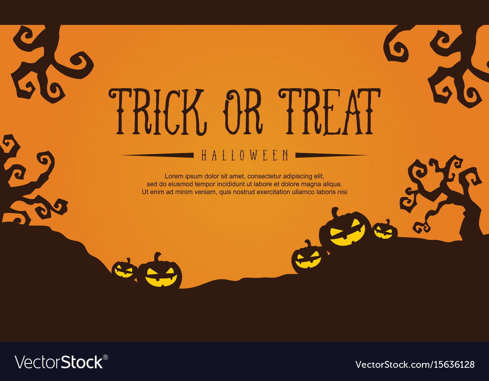 Spooky halloween Landschaft